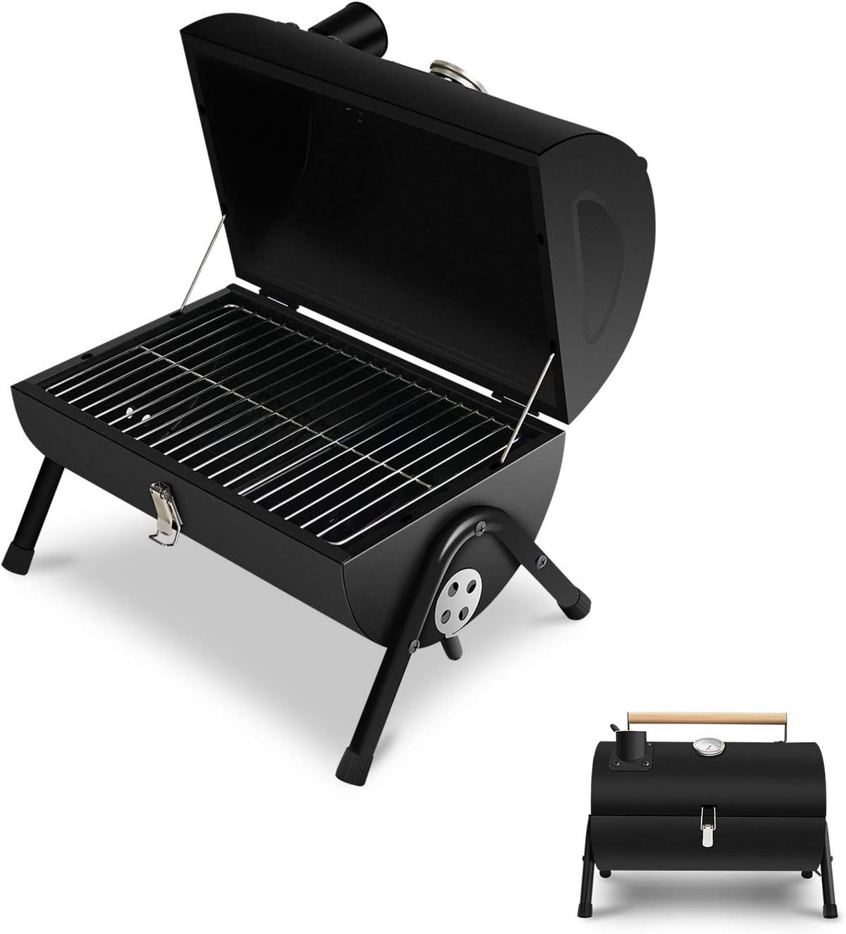 Portable Charcoal Grill Black I30231