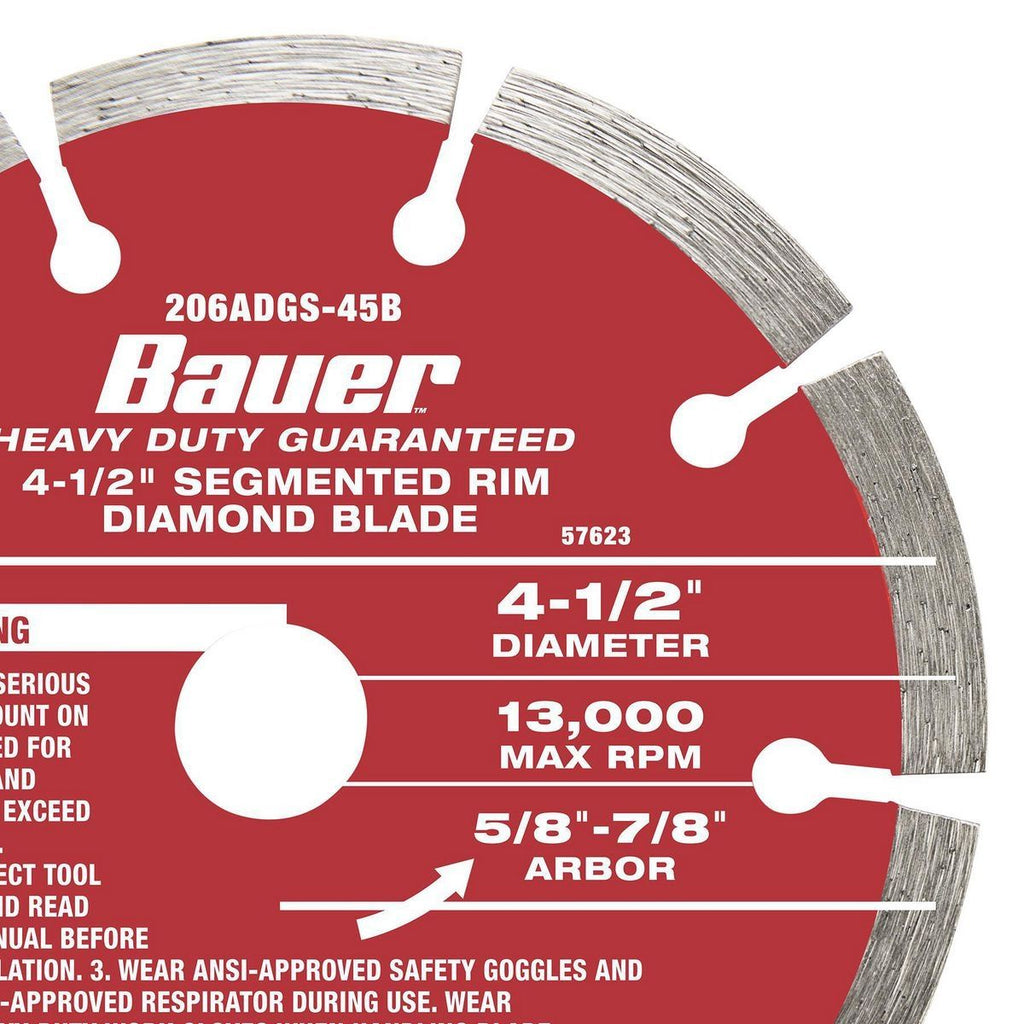 4-1/2 in. Segmented Rim Diamond Saw Blade Q3651
