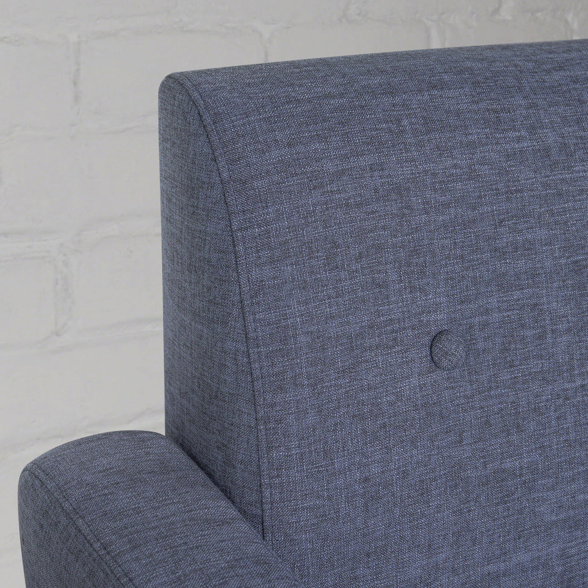 Dark Blue Upholstered Fabric 3 Seater Sofa K76794