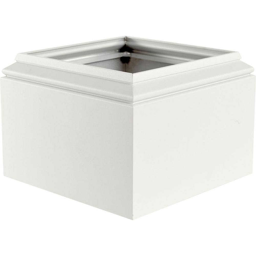 8 in. Aluminum Natchez Capital and Base W1376