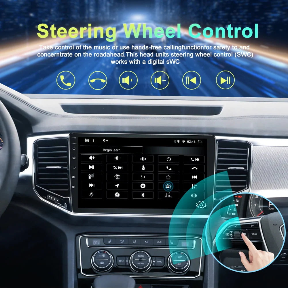 Android 12 Car Stereo Player with Backup Camera L252