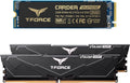 DDR5 32GB Kit (2x16GB) 5200MHz CL40 Desktop Memory Bundle with 1TB NVMe PCIe Gen4 M.2 2280 Gaming SSD A4634