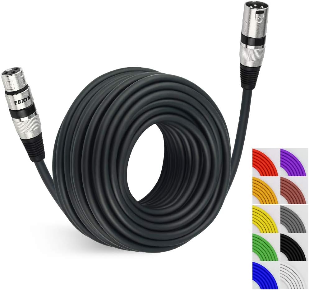 50 Ft 4 Pack XLR Microphone Cable M487