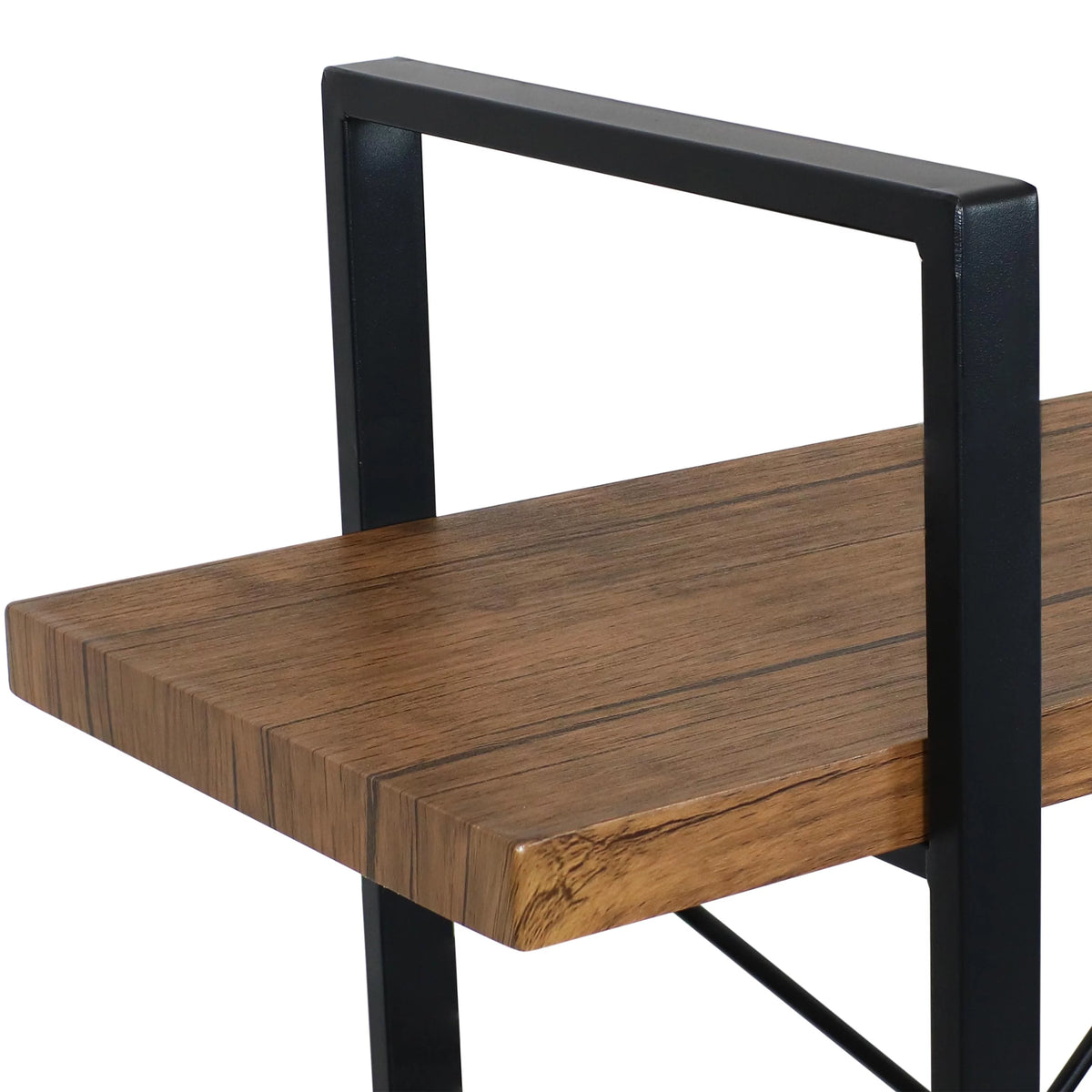 5 Shelf Wood Veneer Bookshelf E698
