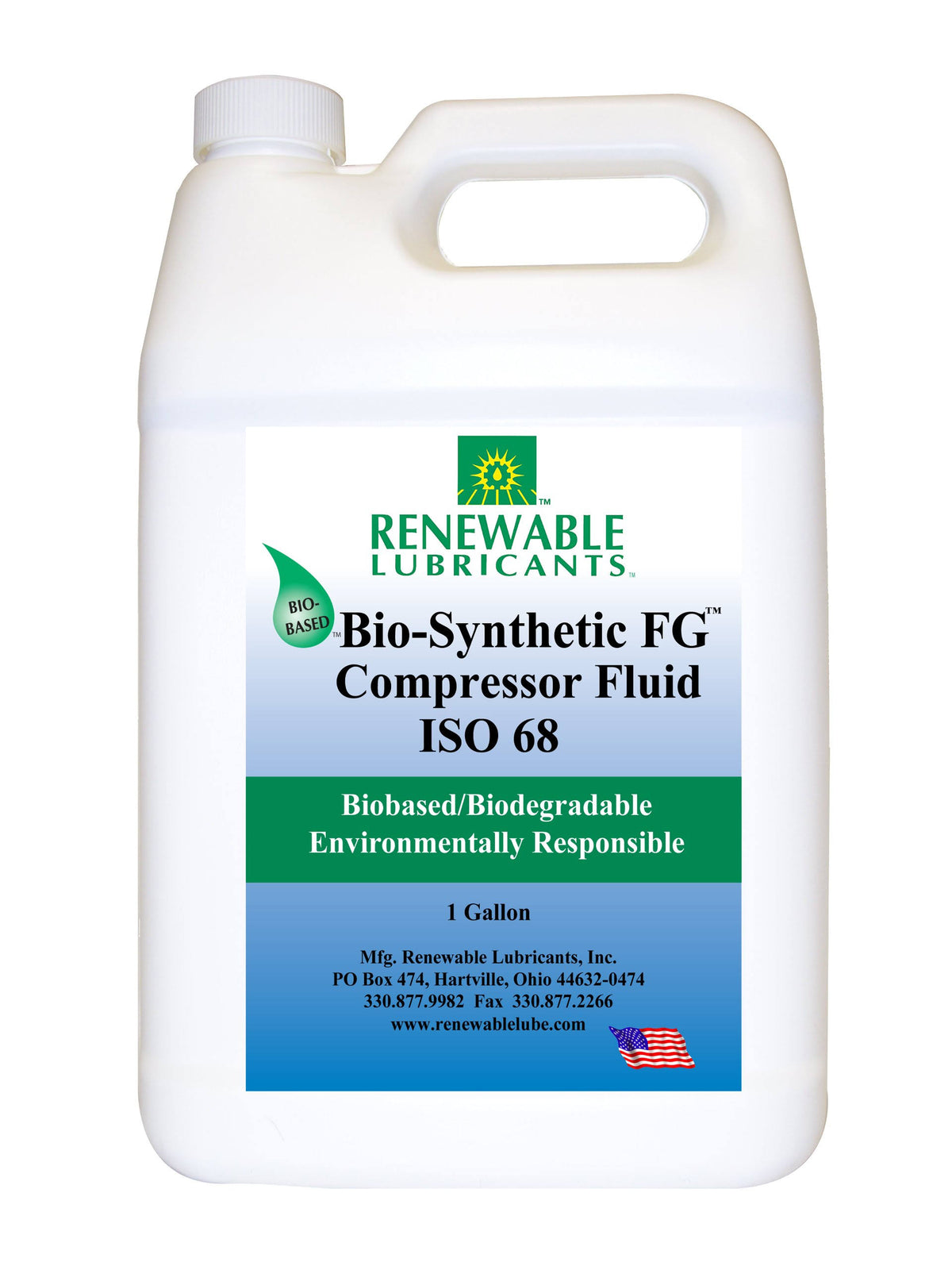Compressor Oil, 1 Gal, ISO 68 O972900