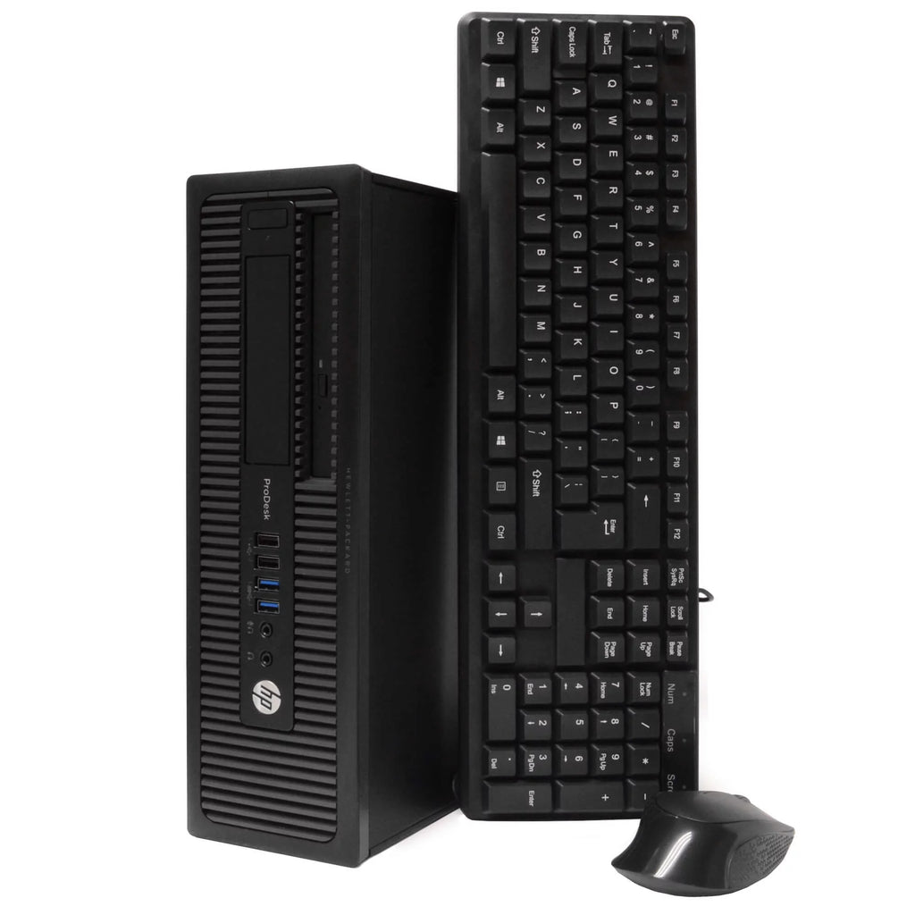 Pre-Owned Desktop Computer PC, Intel Quad-Core i5, 240GB SSD, 16GB DDR3 RAM, Windows 10 Home, 22in Monitor, Keyboard and Mouse A260120