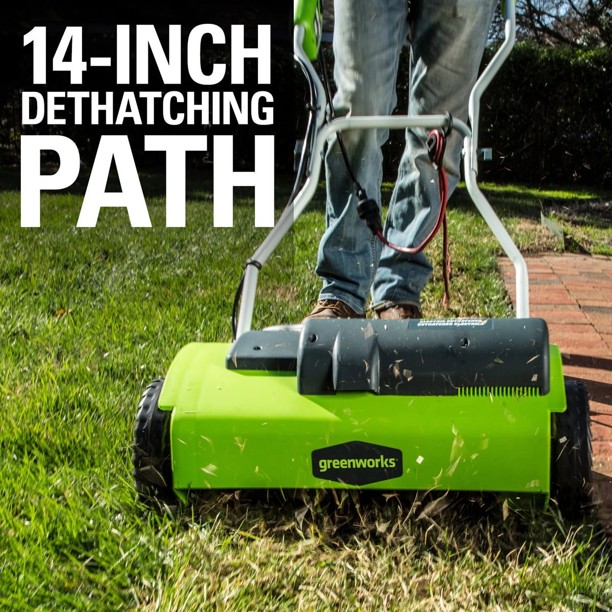 14 Amp Corded Electric Dethatcher Z318