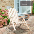 Fir Wood Rocking Chair W82393