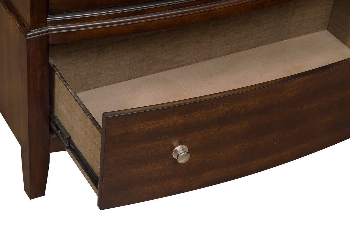 Dark Cherry 5 Drawer Chest I33627