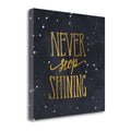 Starry Words II Gold Giclee on Gallery Wrap Canvas W6752