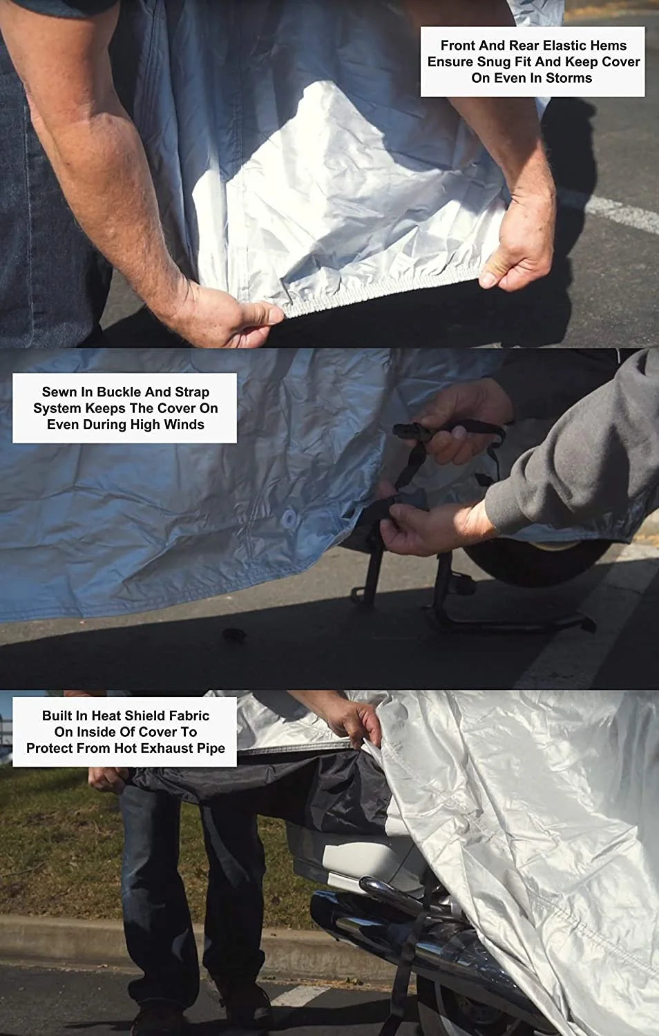 Motorcycle With Sidecar Cover F3965