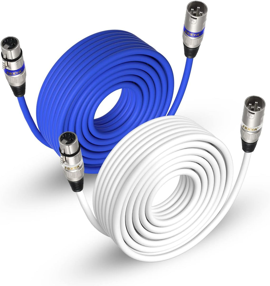 50 Ft 4 Pack XLR Microphone Cable M487