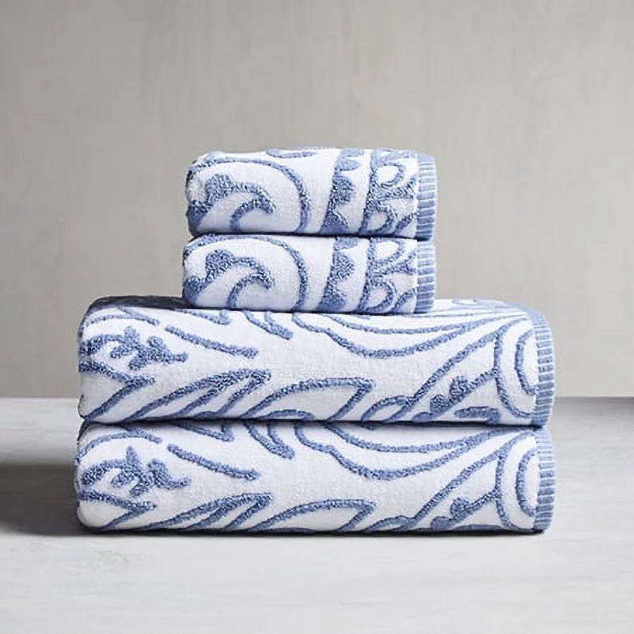 6 Piece Heathered Towel Set T264
