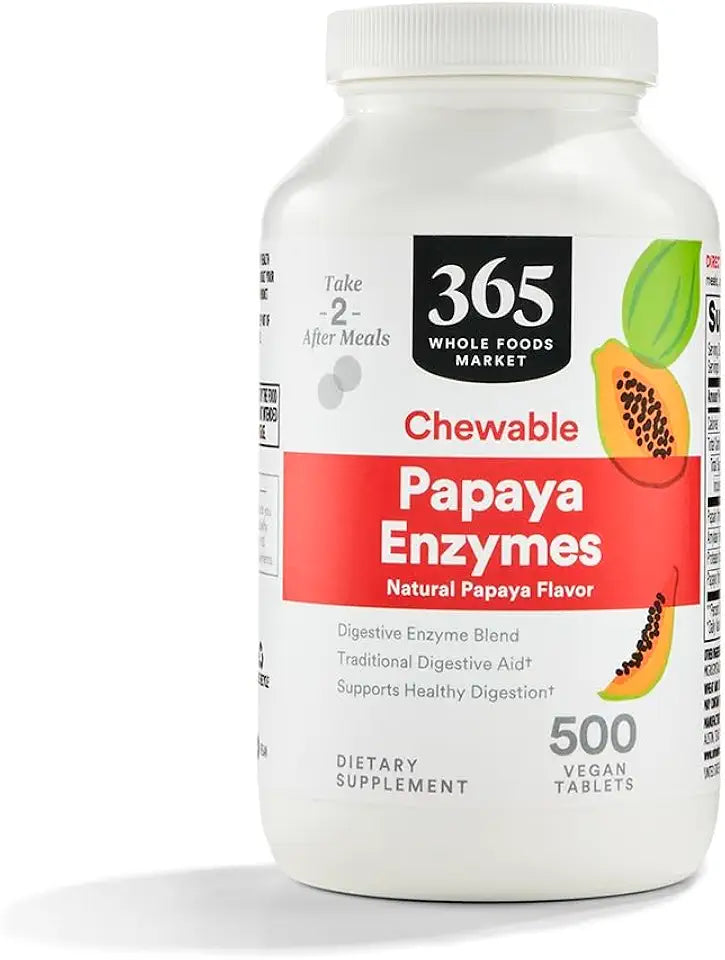 Papaya Enzymes 500 Chews O188