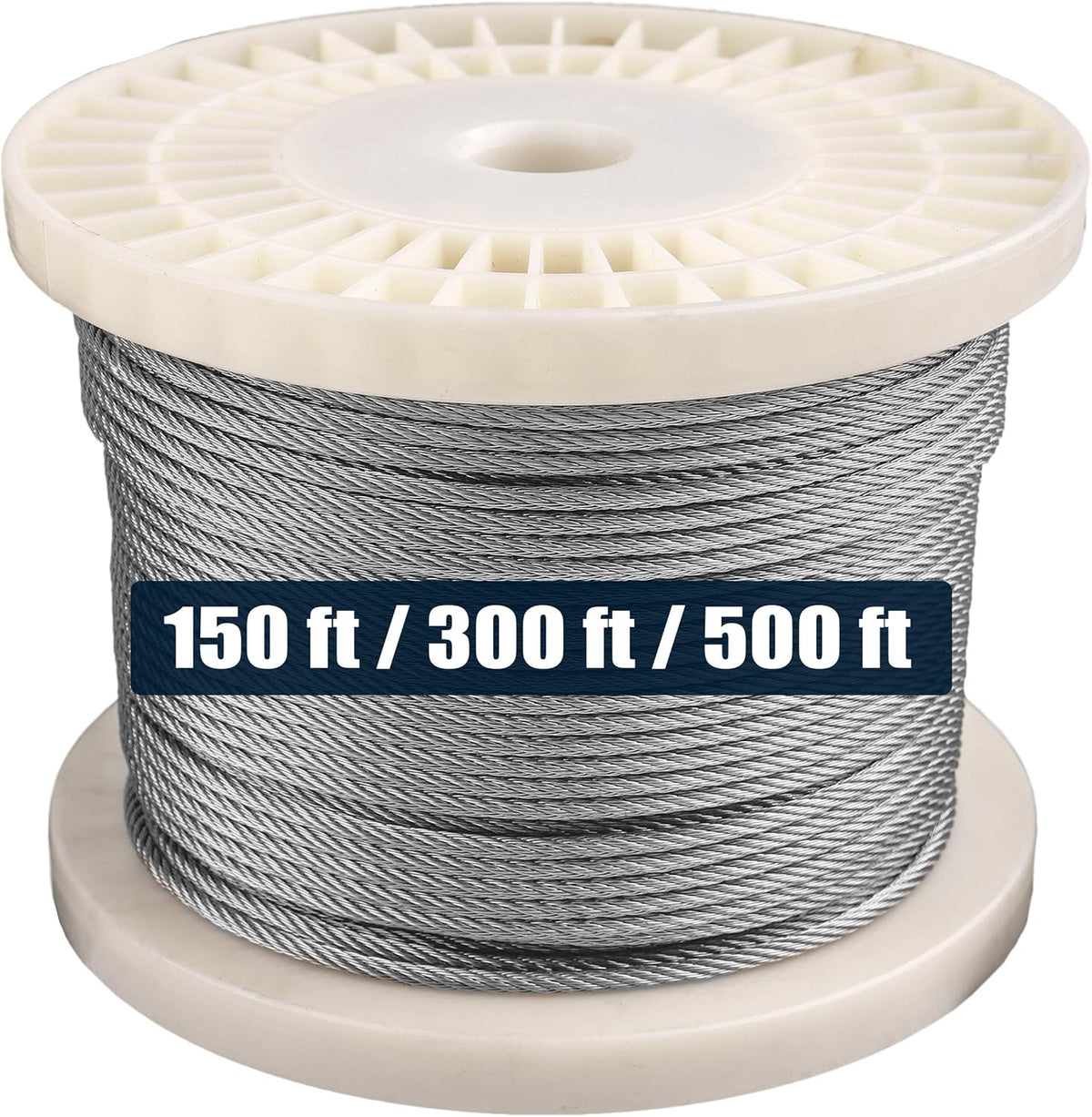 1/8 316 Stainless Steel Wire Rope Aircraft Cable 500 Feet 7x7 X138595