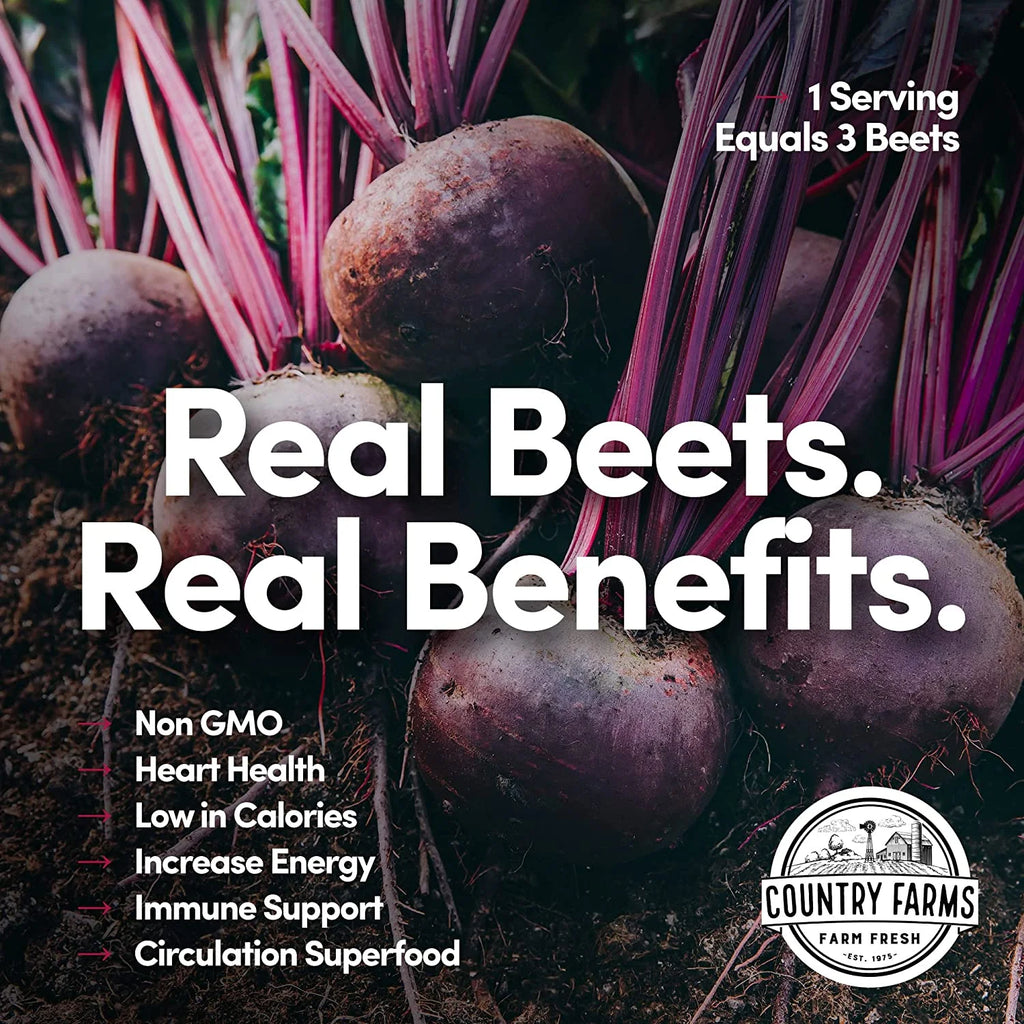 Cherry Flavor Wholefood Beet Extract Superfood, 30 Servings V776268