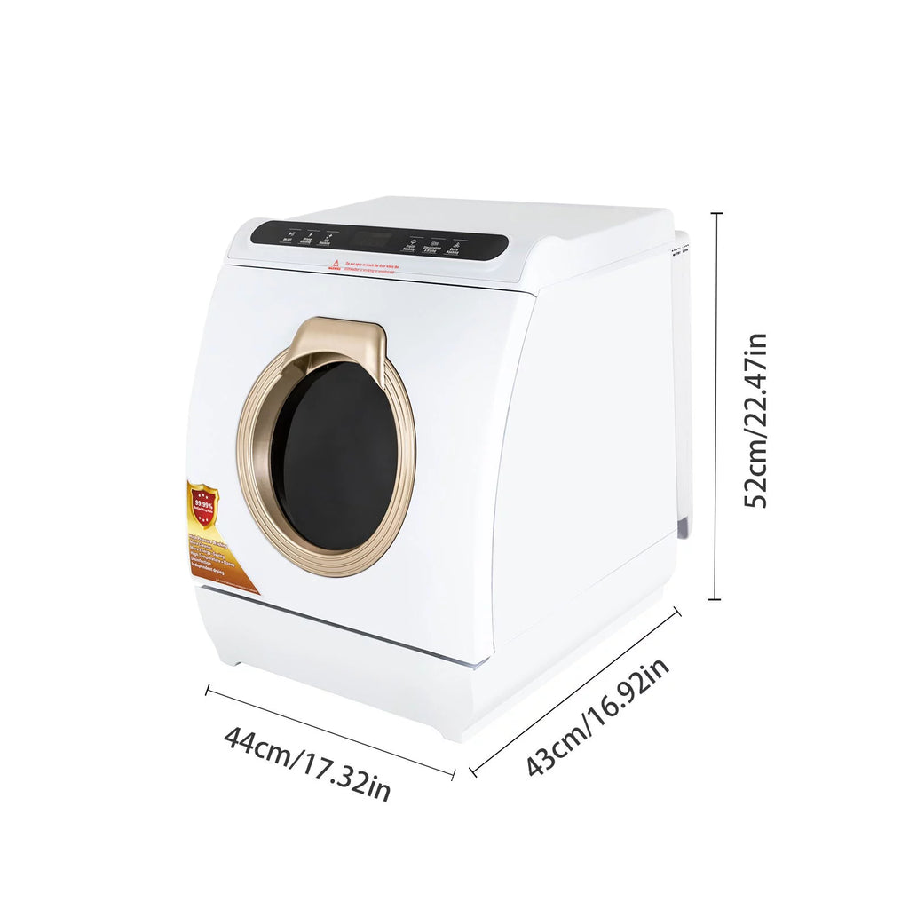 Portable Countertop Dishwasher with 7L Built-in Water Tank and 5 Programs L2071