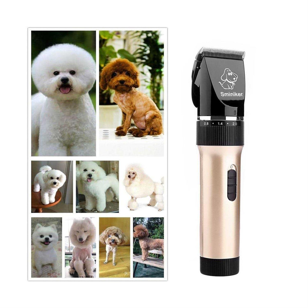 Low Noise Rechargeable Cordless Pet Clippers Grooming Kit with Storage Bag N304