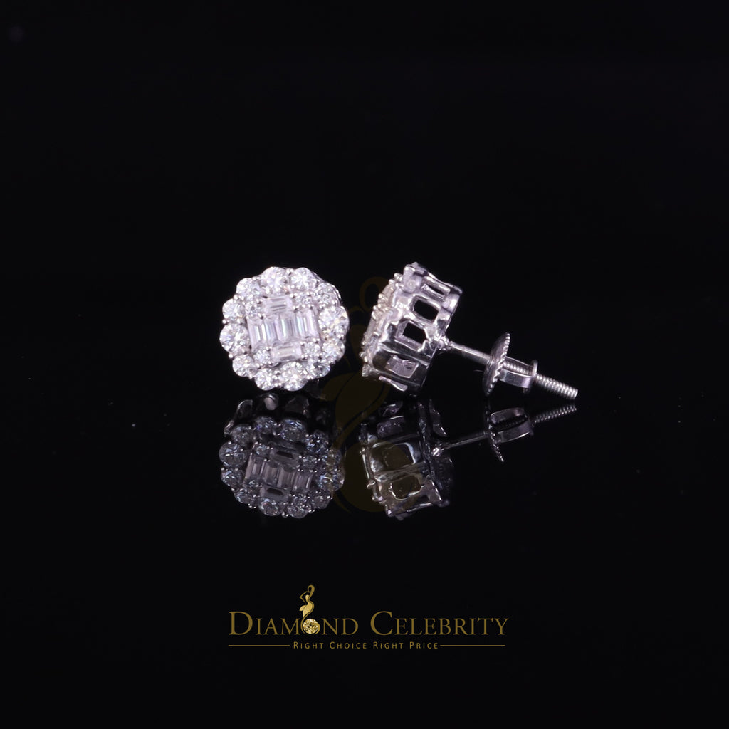925 Silver Floral Stud Earrings Z277971
