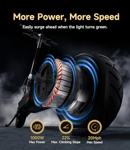 Electric Scooter 20 Mph 30 Miles Foldable U5092