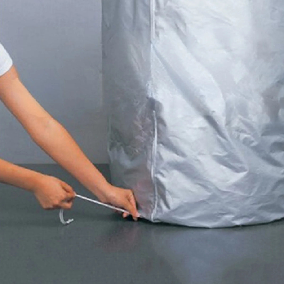 Tire Storage Cover for 4 Tires Stacked Large 210D Oxford Cloth Foldable Adjustable Bag M14160