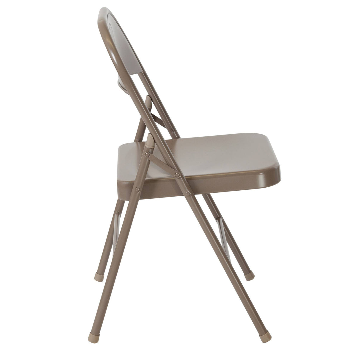 4 Pack Beige Metal Folding Chair A10593