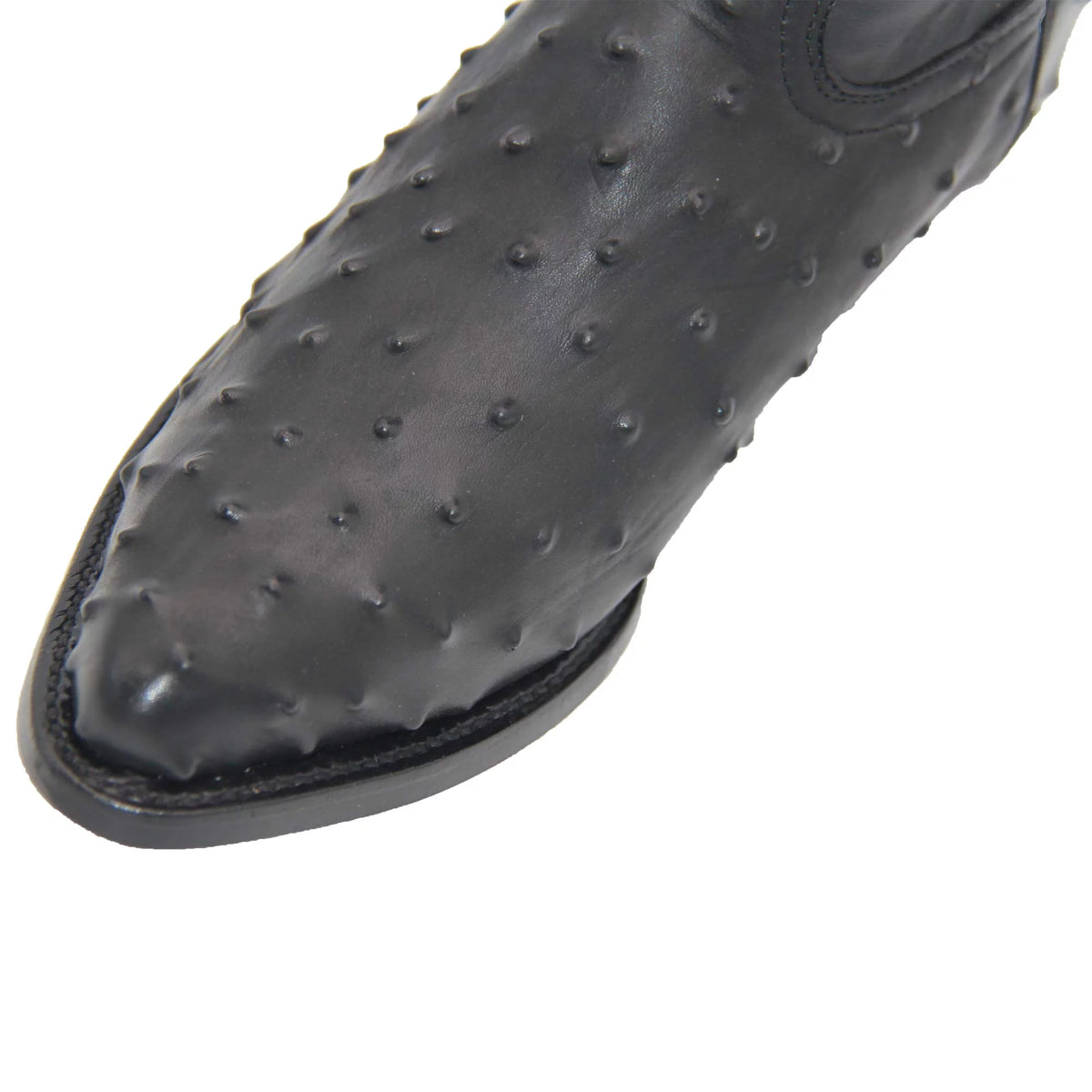 Leather Ostrich Quill Print Cowboy Boot O51228