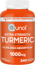 Turmeric Curcumin Supplement 1000mg 240 Count Capsules M157620