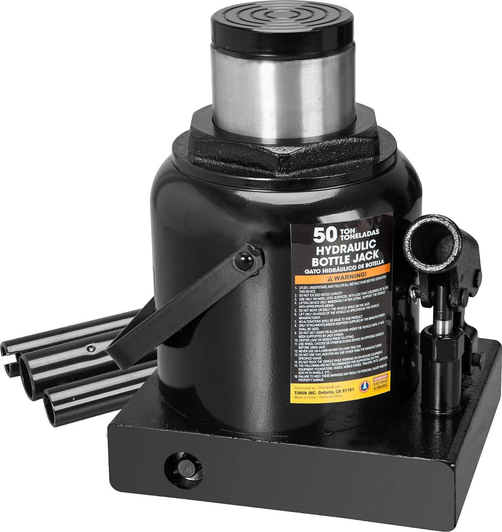 Black Pack of 2 Hydraulic Bottle Jack G81527