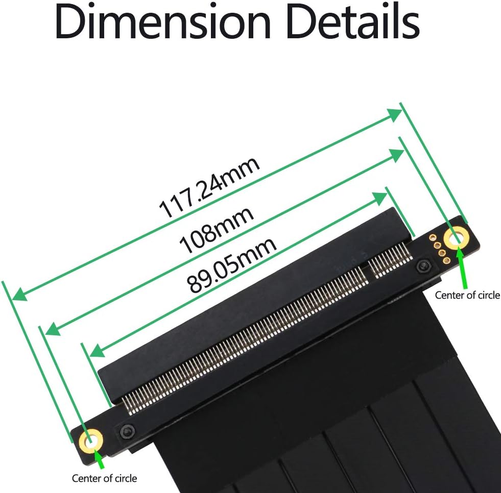 PCIE Express 3.0 16X Extension Cable 20cm C915