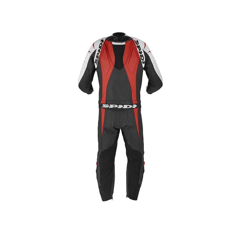 White-Black Leather Suit U3512