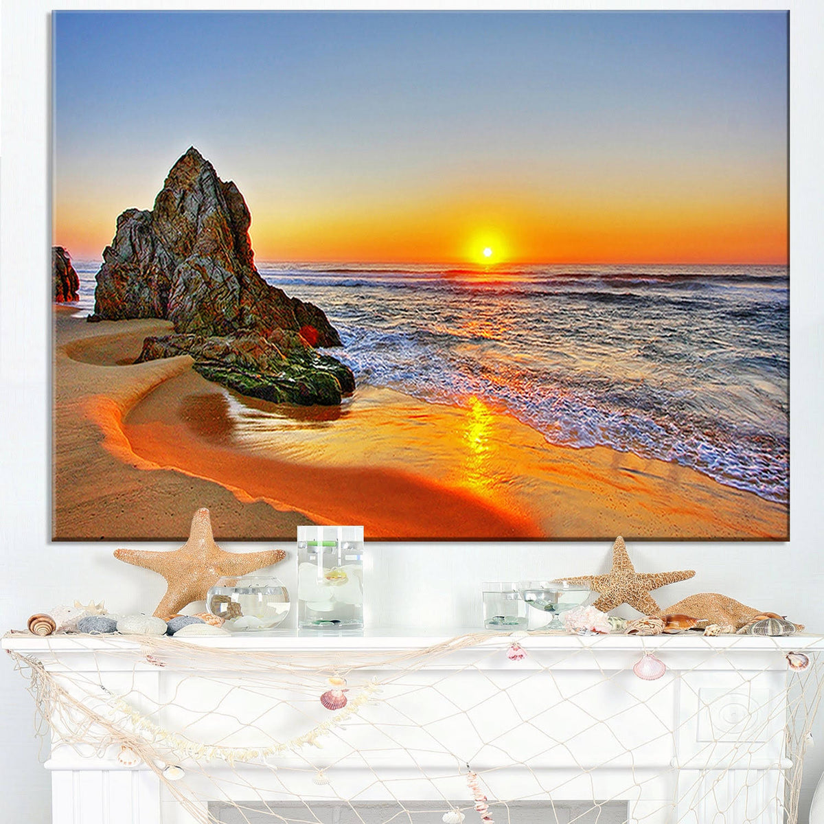 Contemporary Seascape Art Canvas 40 in. Wide x 20 in. High N30951