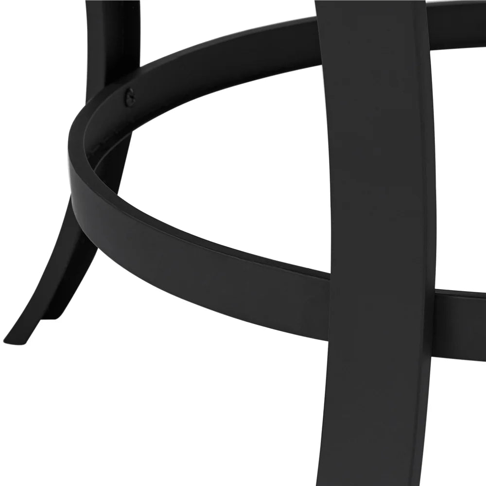 Black Iron Fire Pit with Spark Screen and Wood Grate S71558