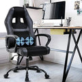 Ergonomic High Back Massage PU Leather Office Chair with Lumbar Support R936