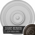 Classic Ceiling Medallion, Hand-Painted Stone Hearth, Beige X765
