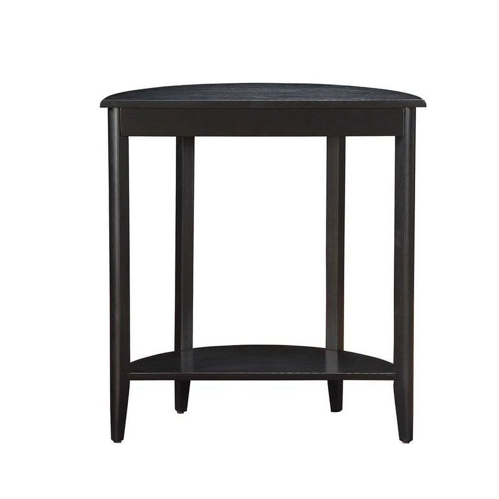 Black Wood Console Table V491