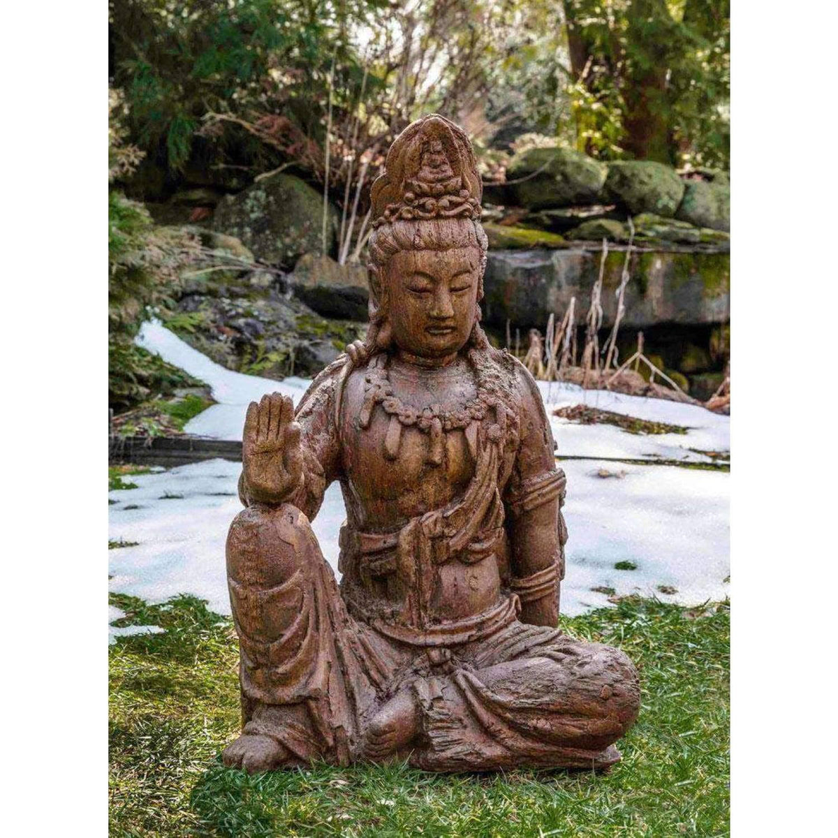 Antique Quan Yin Garden Statue F500681