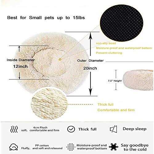 Washable Soft Plush Pet Bed V915288