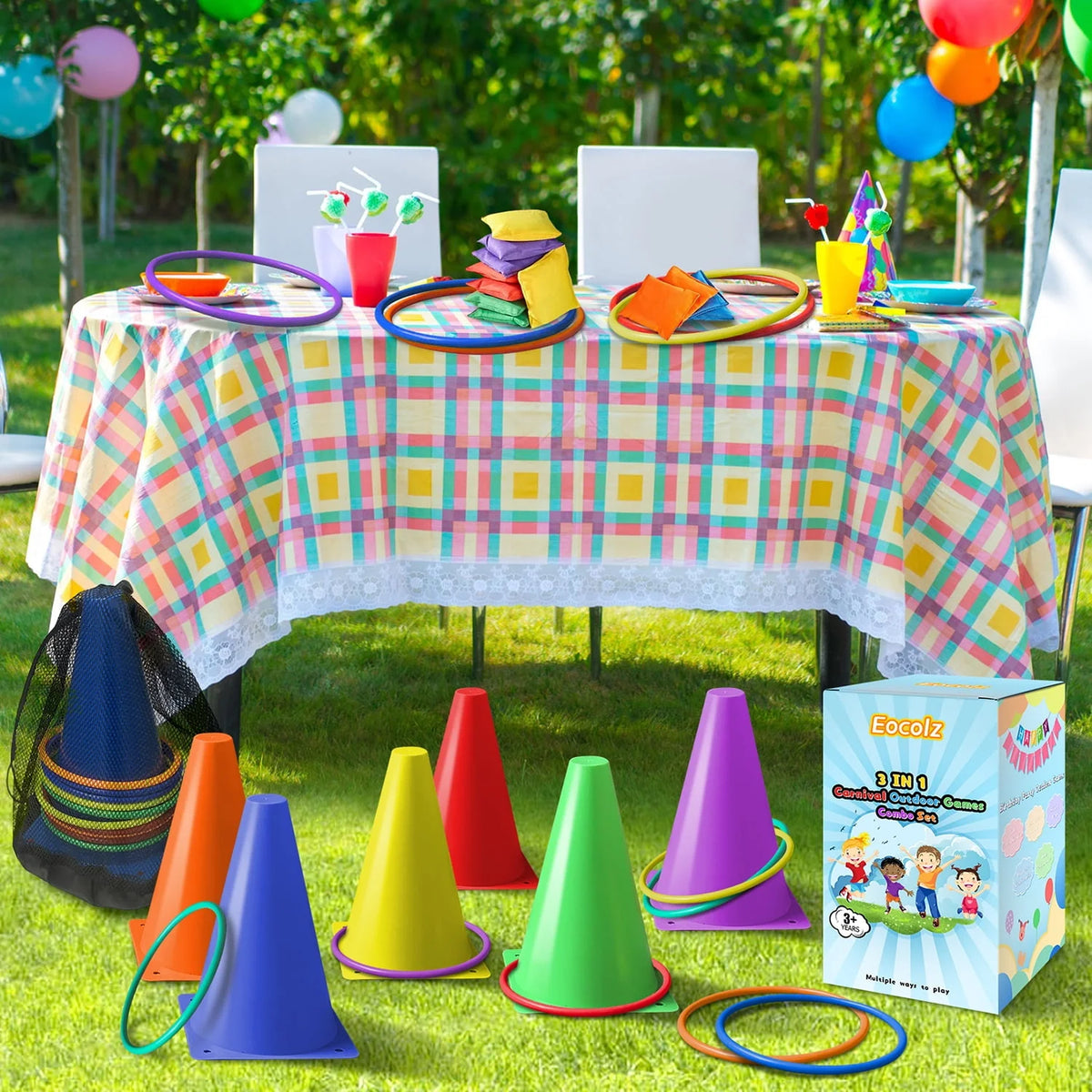 3 in 1 Carnival Games Set 32 PCS E2631
