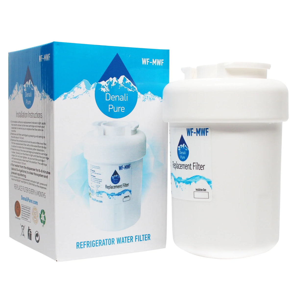 3-Pack Replacement Refrigerator Water Filter H2017