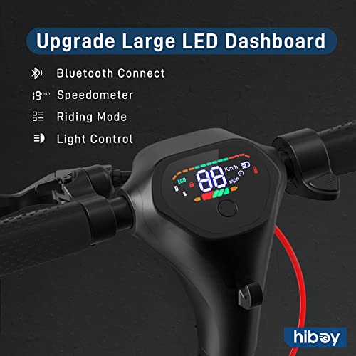Electric Scooter with 500W Motor, 19 MPH, 25 Miles Range, Folding L823056