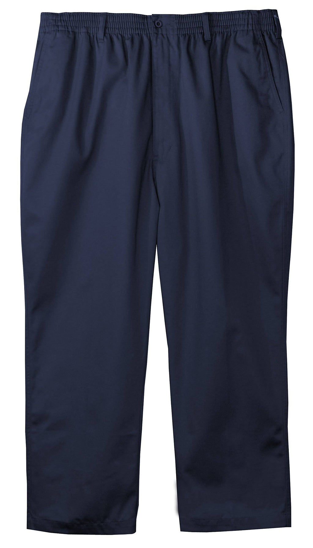 Navy Elastic Waist Casual Pant X2965