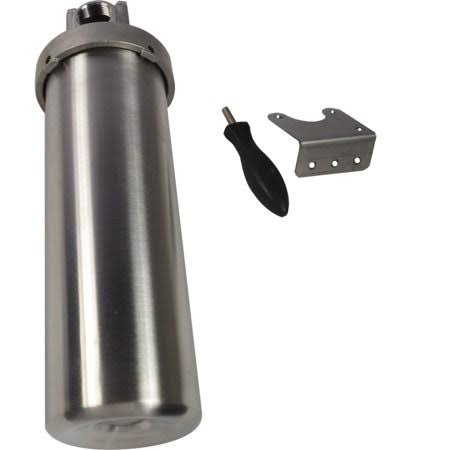 10 inch Filter Housing 0.75 inch NPT 304 SS Water Purification I989