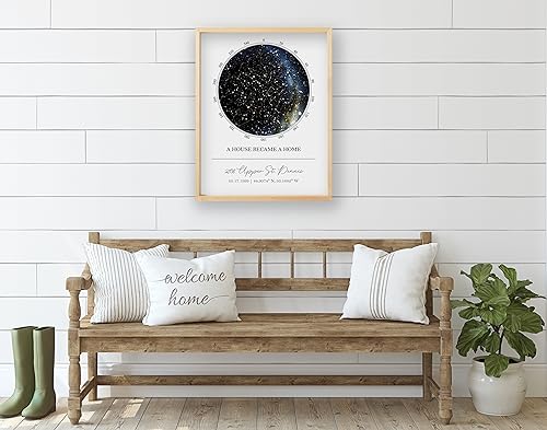 Custom Star Map Unframed Star Prints N527