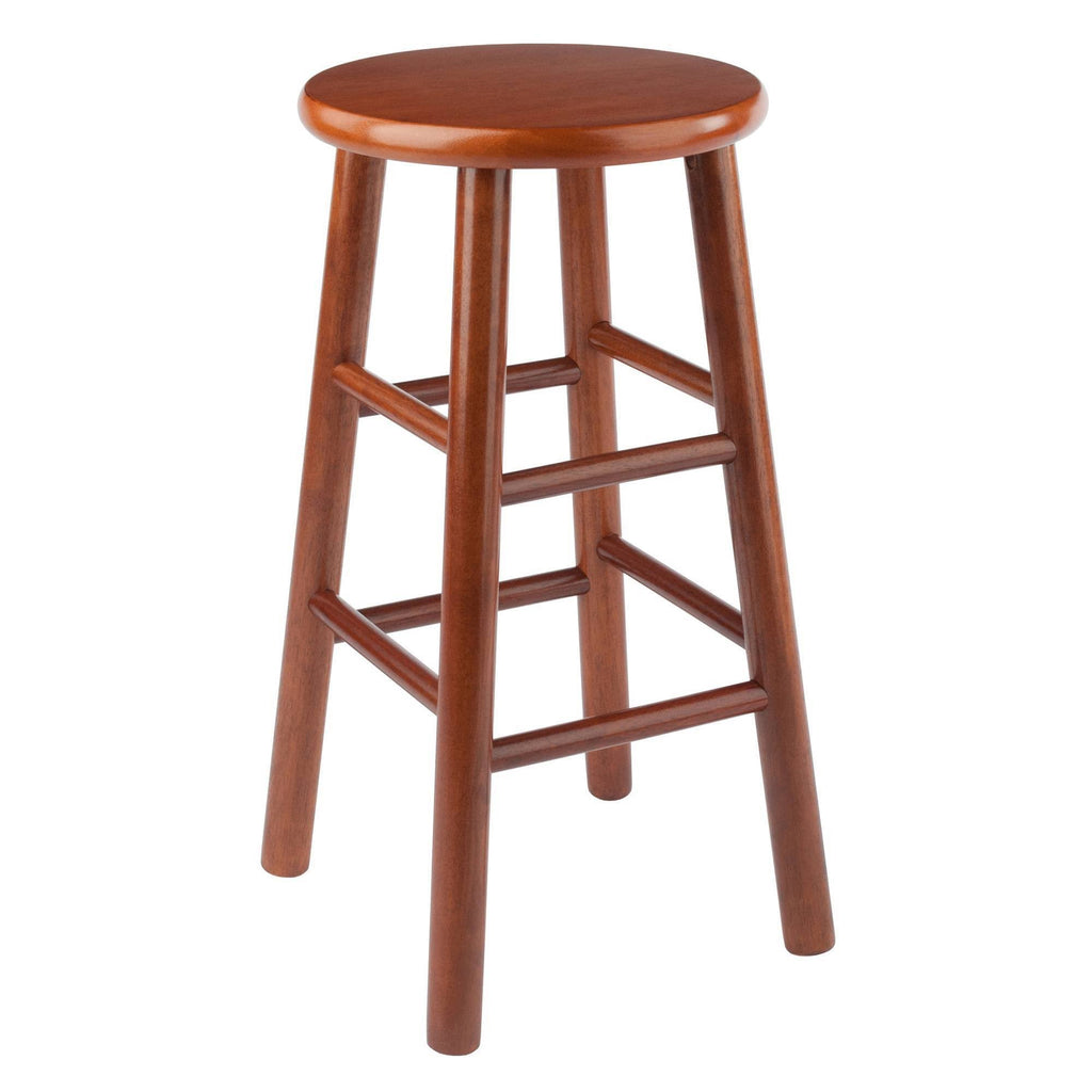 Cherry 24x22 Stool with Beveled Seat, Set of 2 K861
