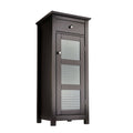 Espresso 1 Door 1 Drawer Floor Cabinet T135348
