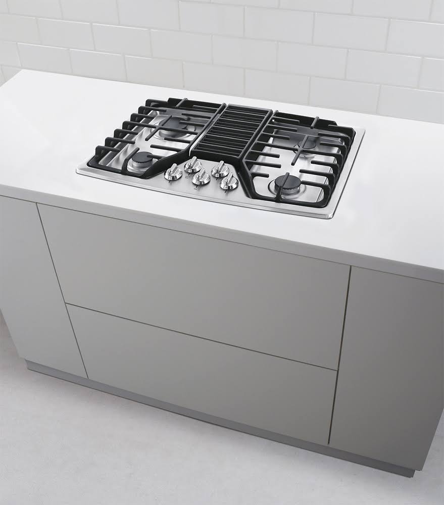 30x22 Gas Downdraft Cooktop Stainless Steel P723