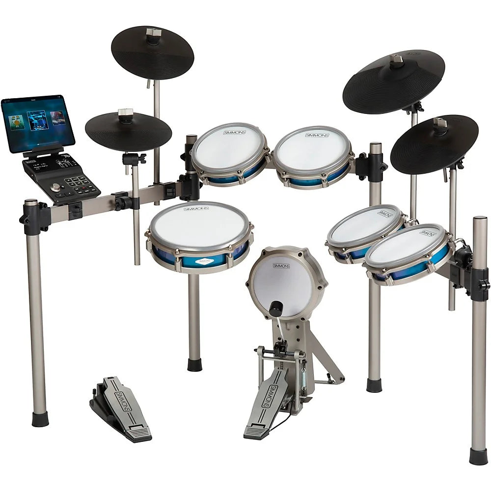 Electronic Drum Kit With Mesh Pads and Bluetooth N68951