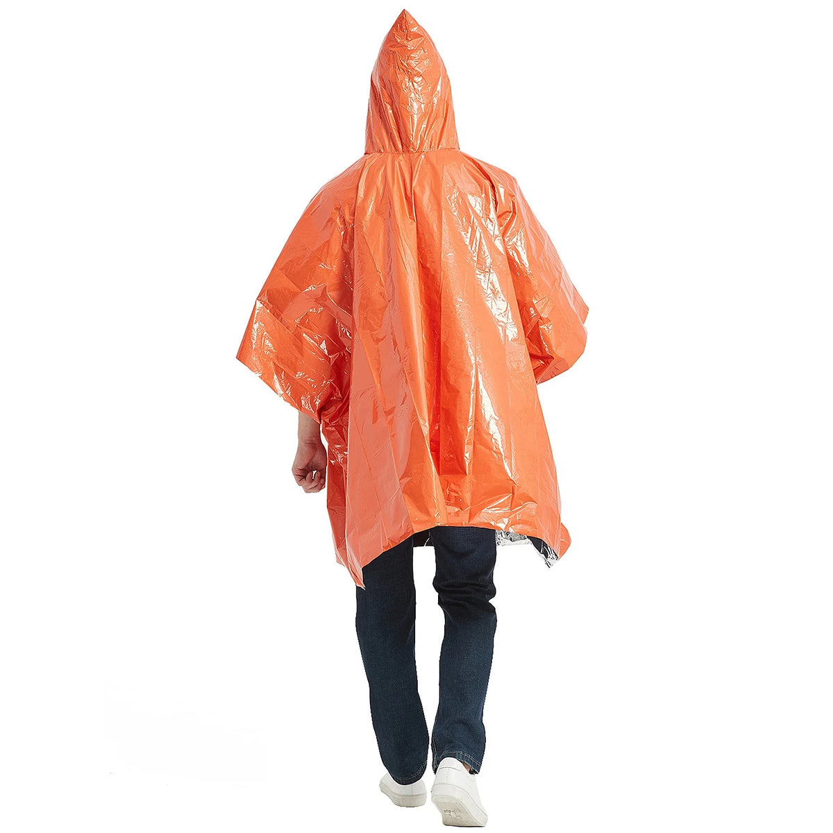 Waterproof Thermal Poncho Raincoat with Sleeping Bag and Tent Shelter F75352