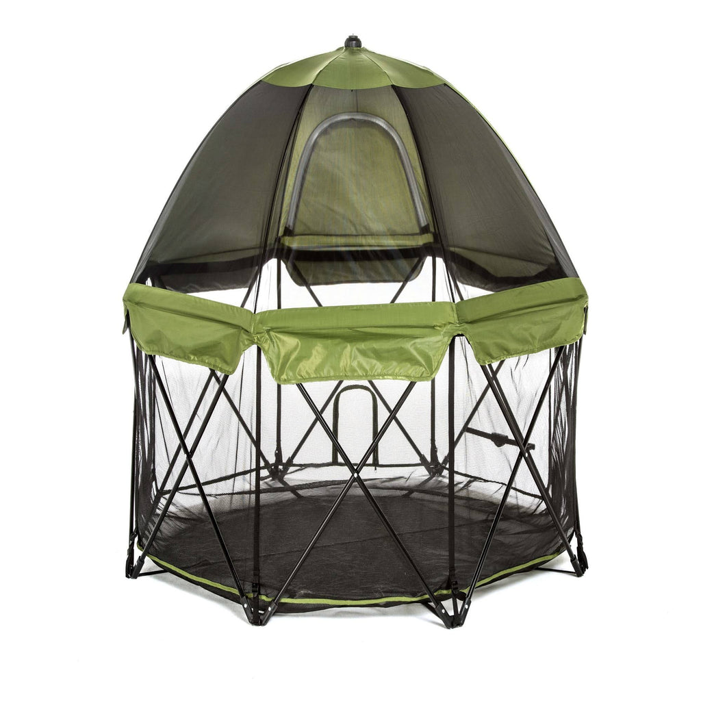 Green Eight Panel Pet Pen with Canopy P95136